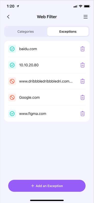 add youtube as exception